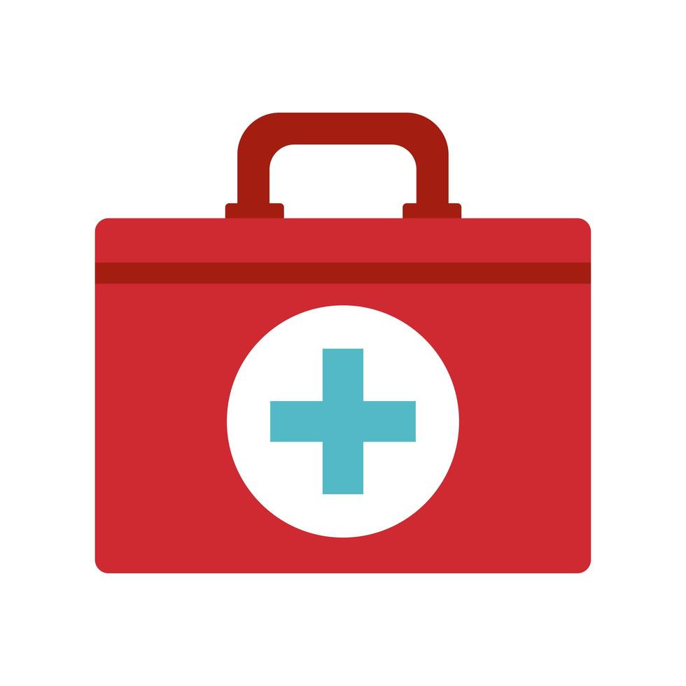 first aid on a white background vector