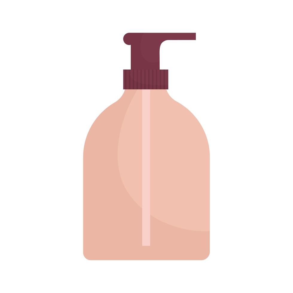 pink antibacterial soap on a white background vector