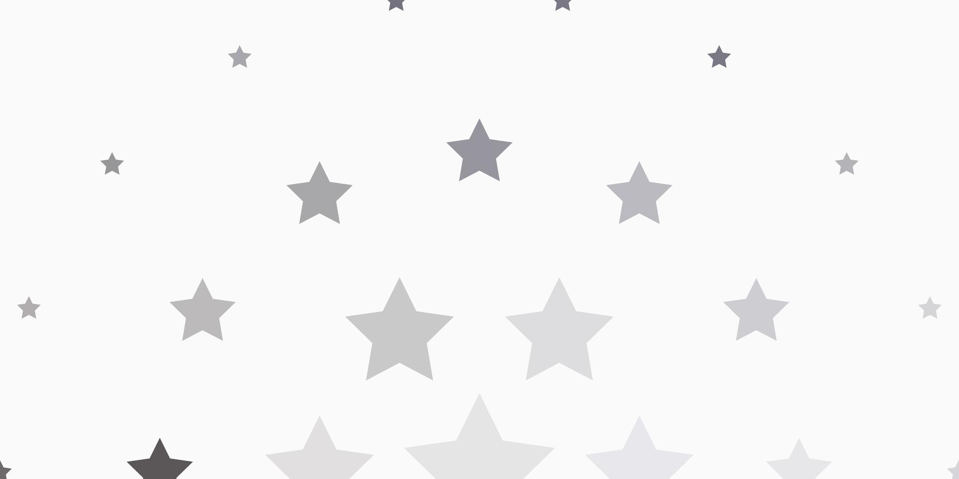 Fondo de vector gris claro con estrellas de colores. difuminar el diseño decorativo en un estilo sencillo con estrellas. patrón para envolver regalos.