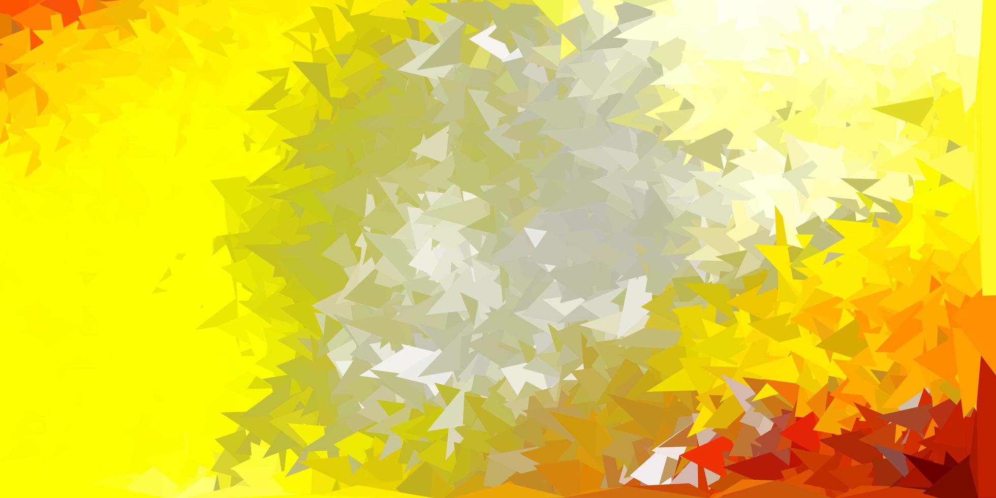 Dark yellow vector triangle mosaic design. 2751502 Vector Art at Vecteezy