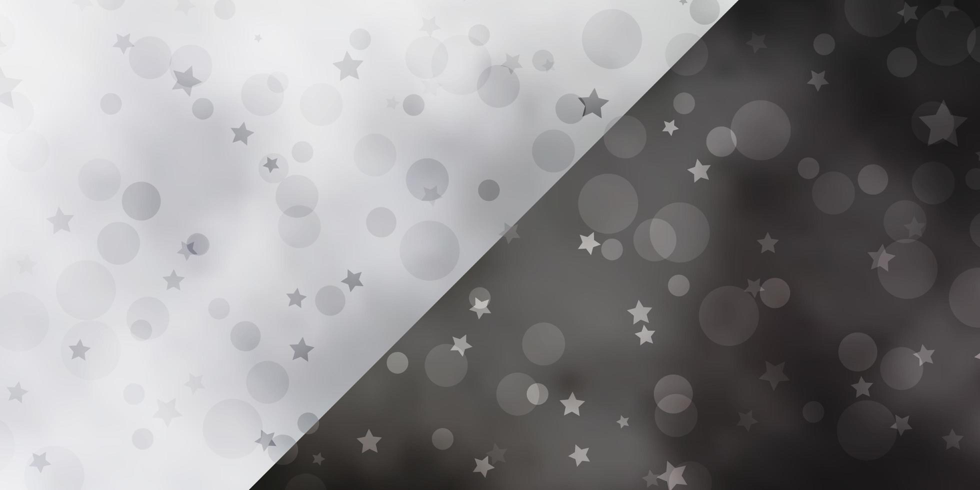 Vector background with circles, stars. Abstract design in gradient style with bubbles, stars. Design for textile, fabric, wallpapers.