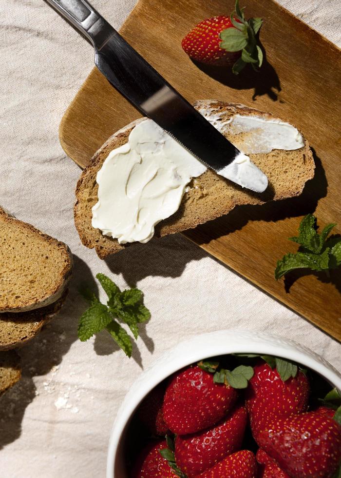 Assortment of delicious healthy recipe ingredients photo