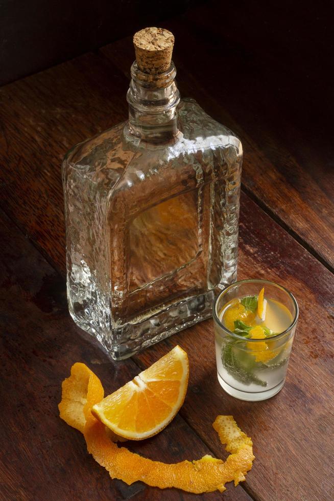 delicioso mezcal surtido de bebidas alcohólicas antecedentes foto