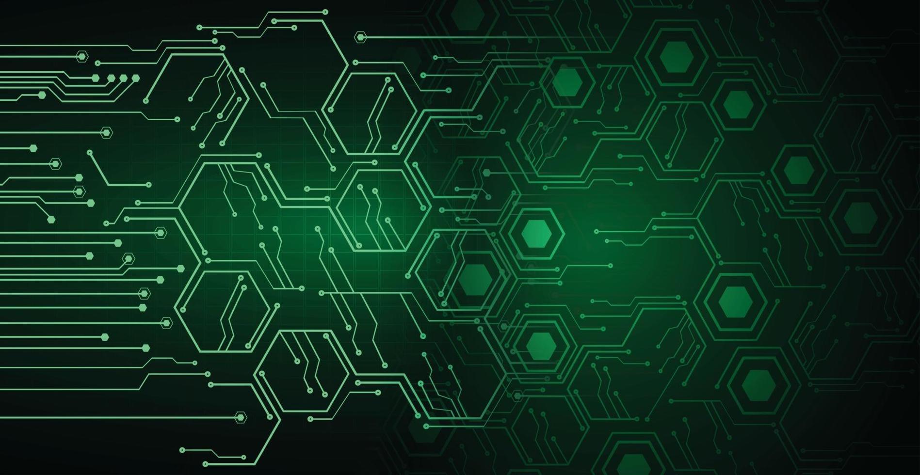 cyber circuit future technology concept background vector