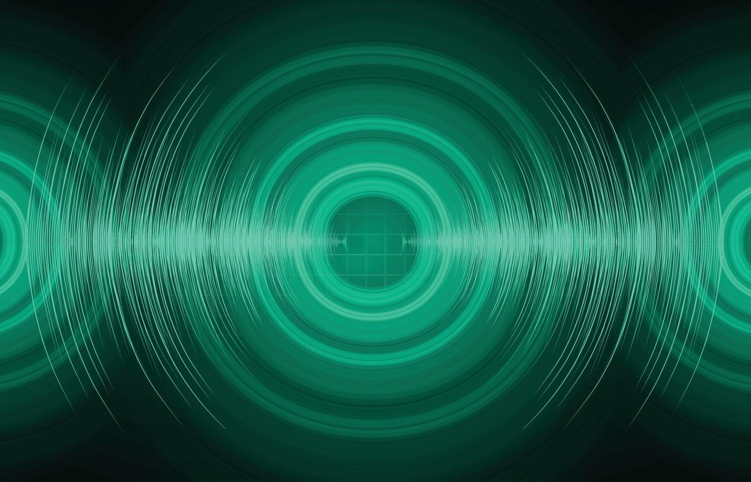Sound waves oscillating dark light vector