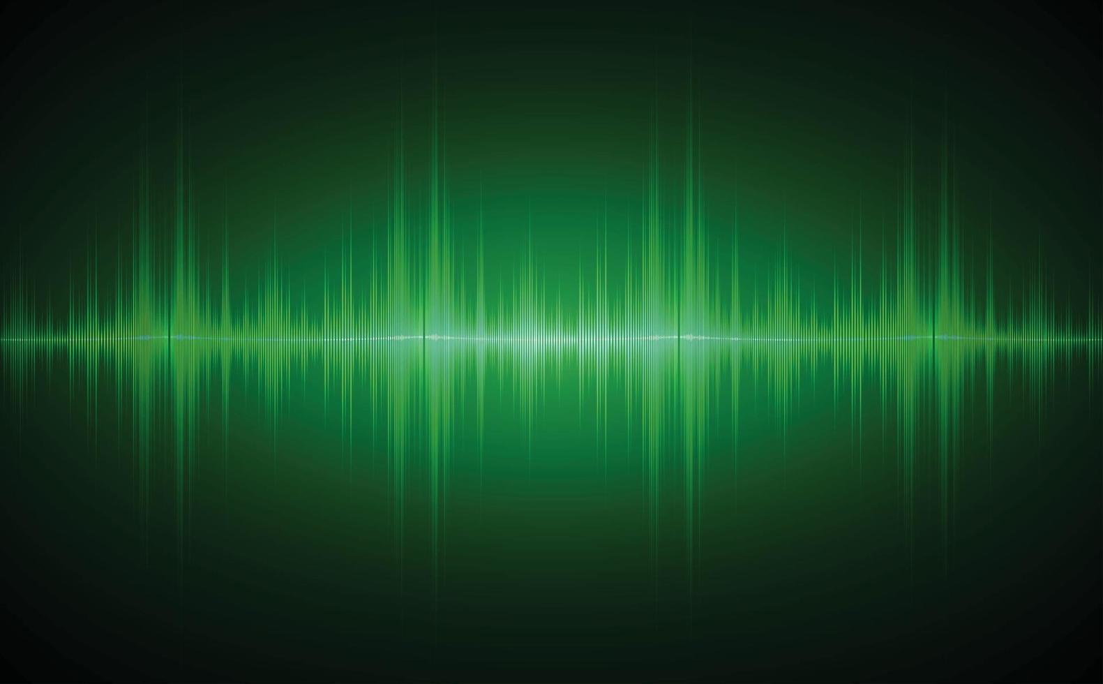Sound waves oscillating dark light vector
