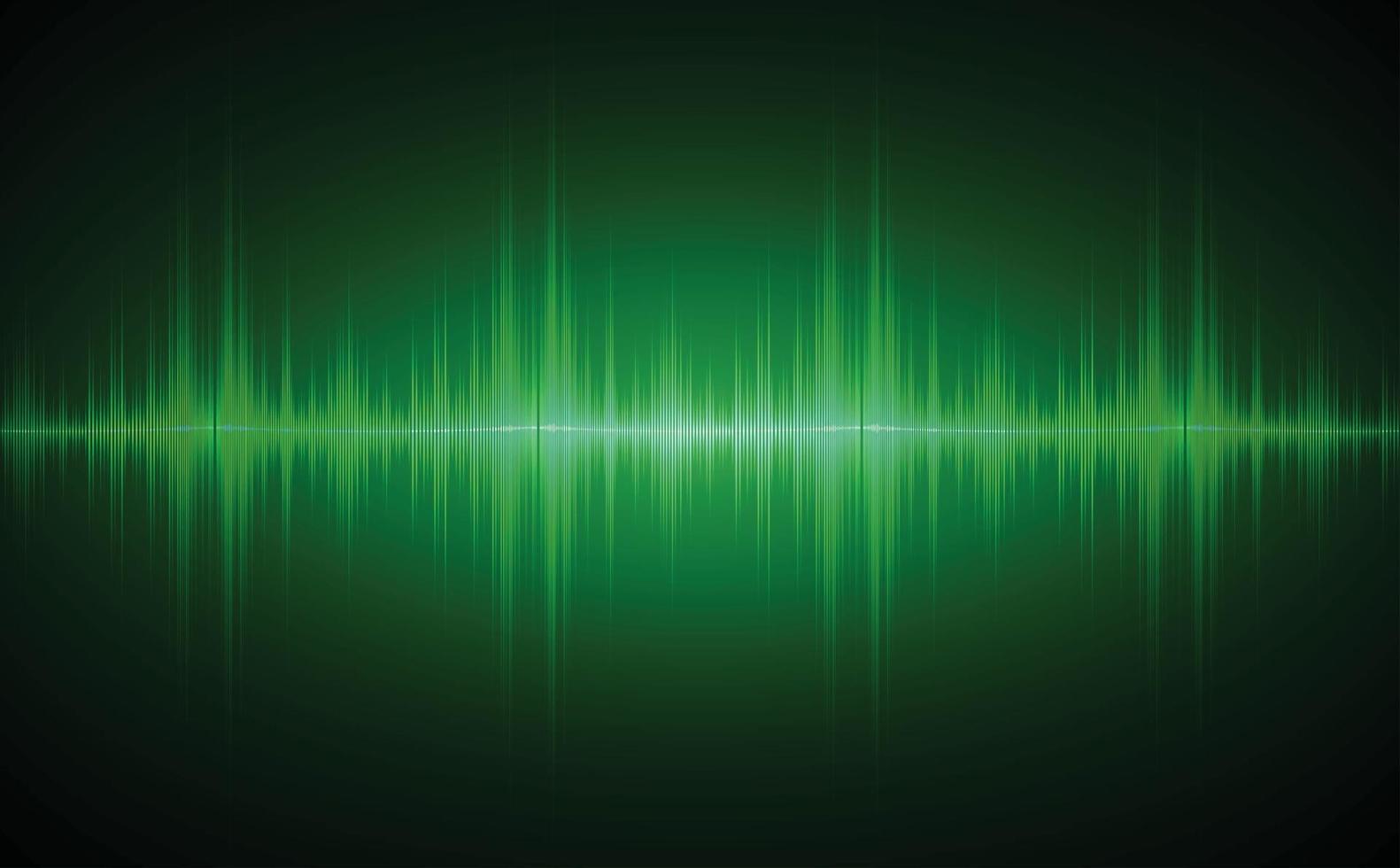 Sound waves oscillating dark light vector