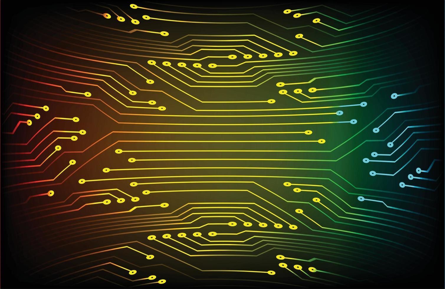 cyber circuit future technology concept background vector