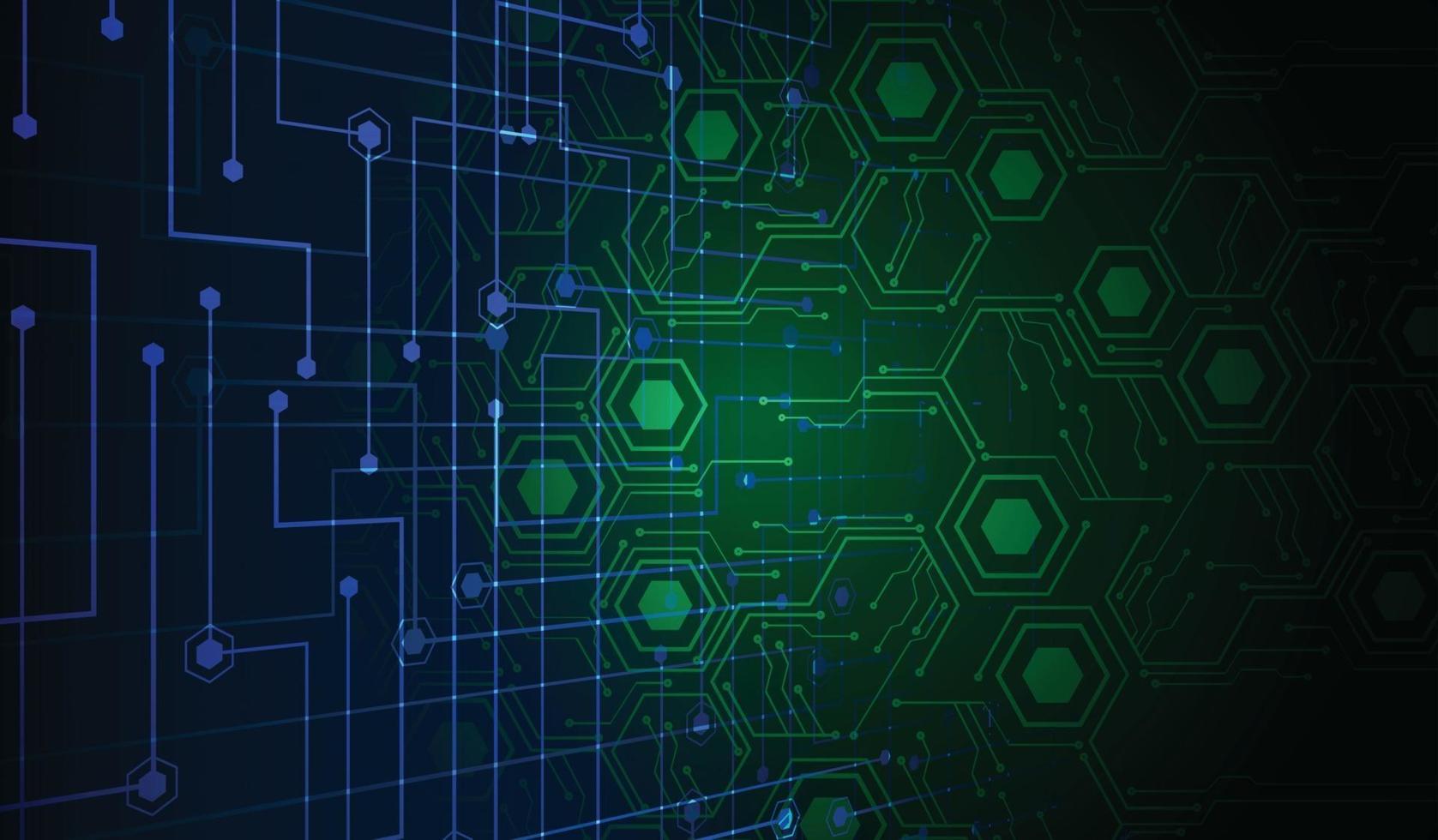 cyber circuit future technology concept background vector