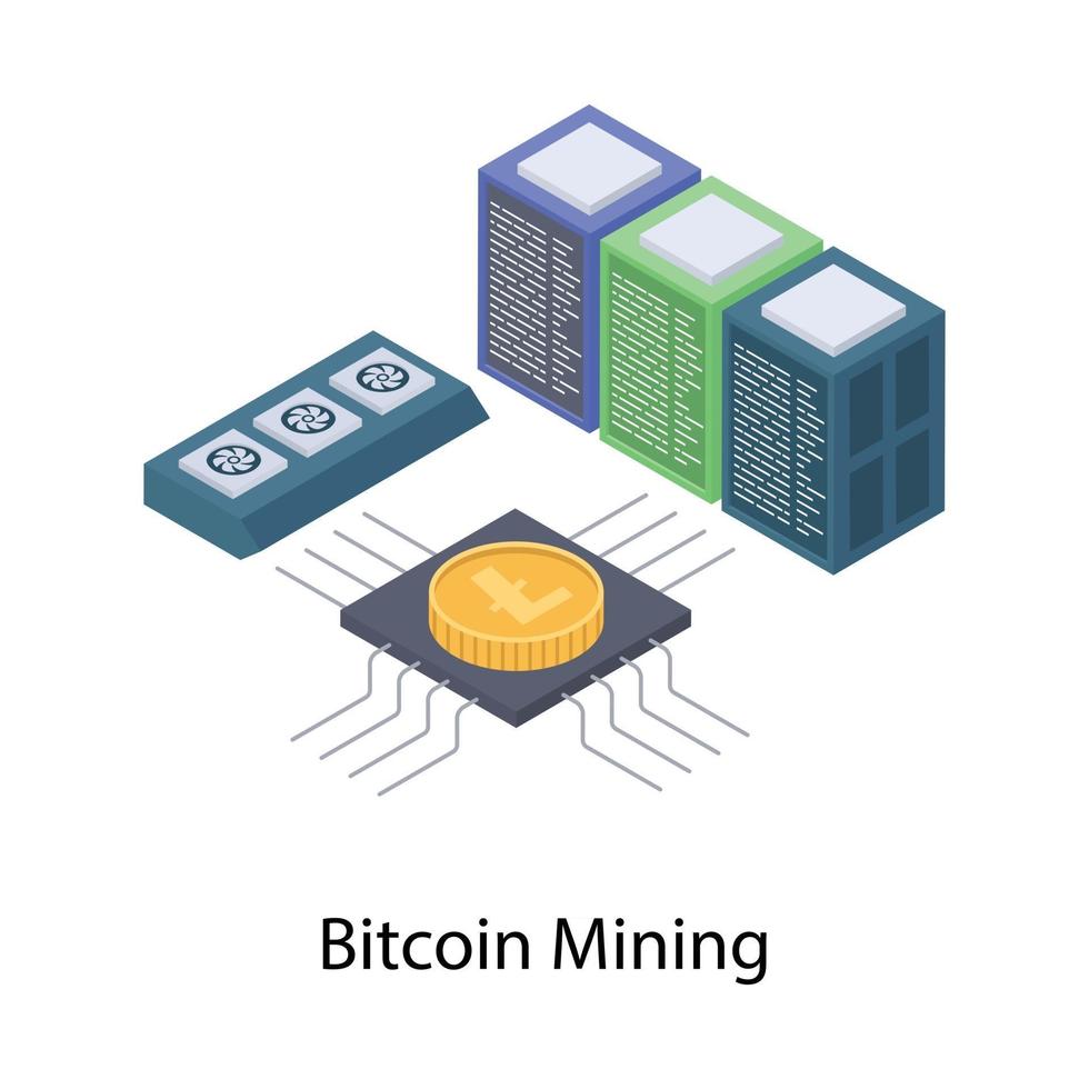 Bitcoin Data Mining vector