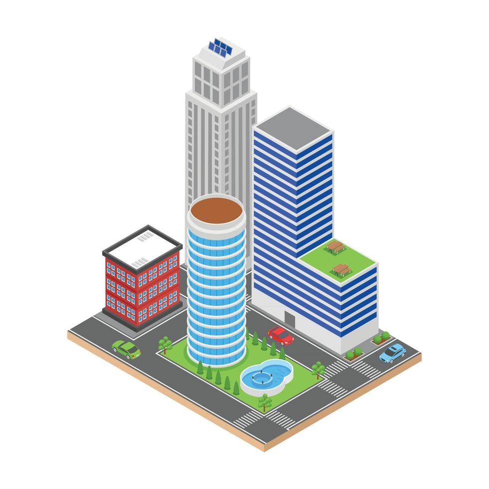 Cityscape Building Concepts vector