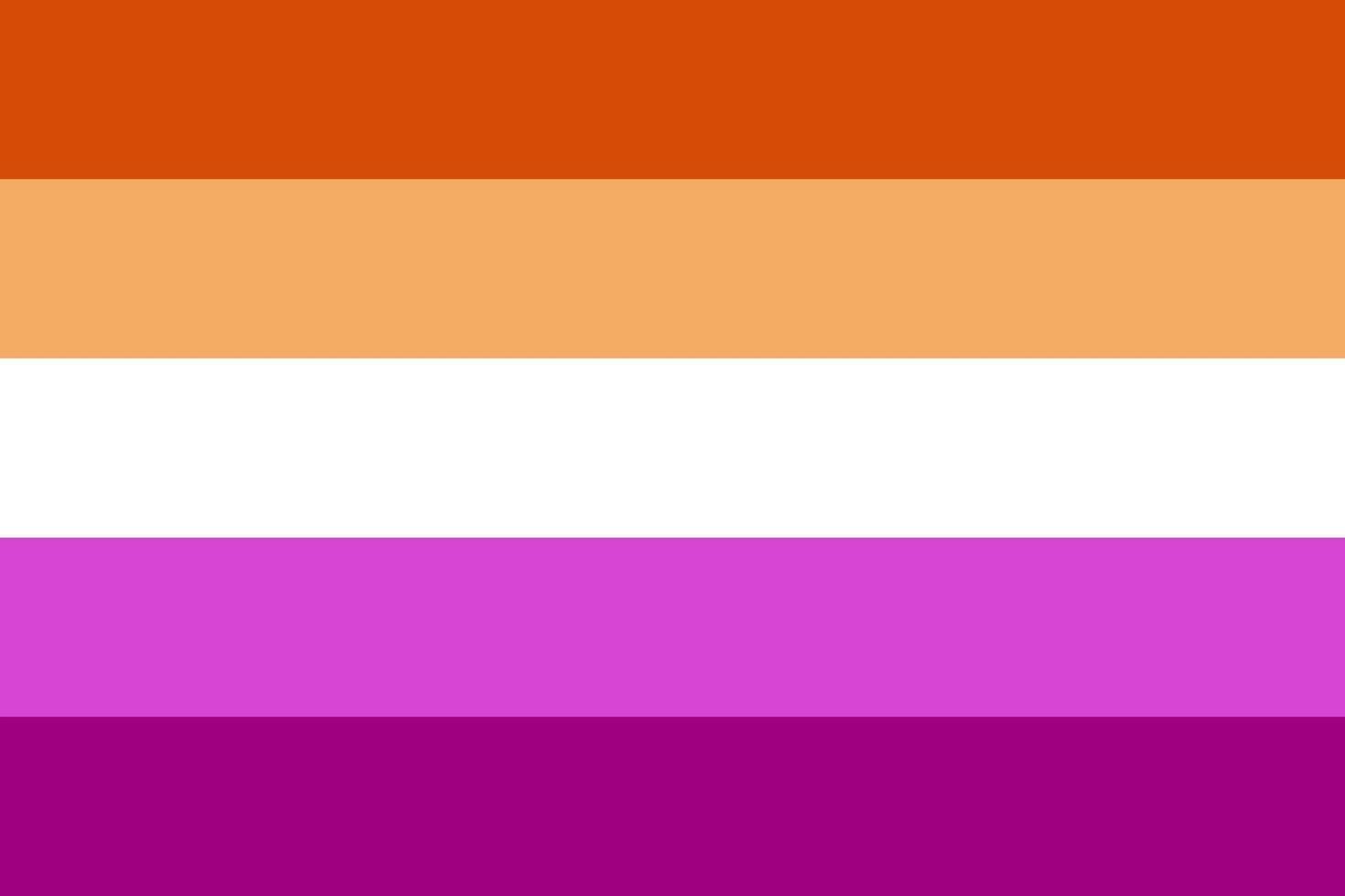 Lesbian flag background wallpaper. vector