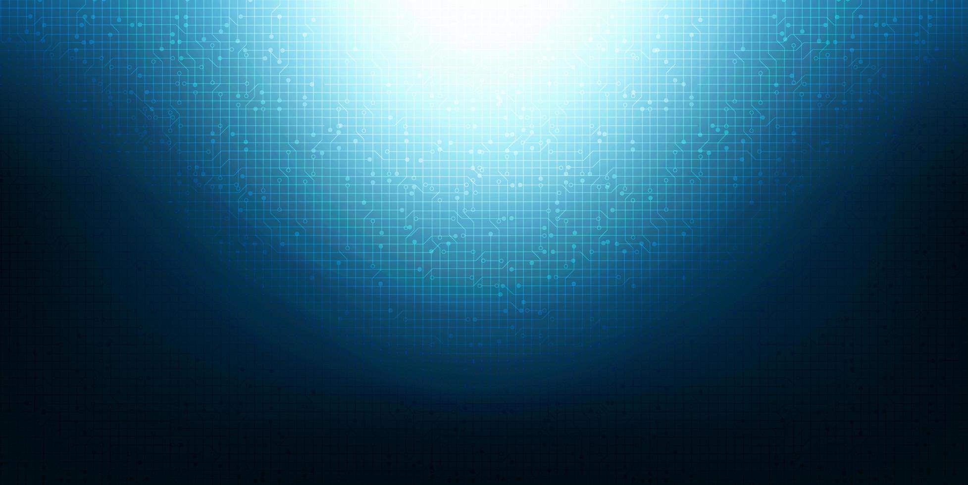 Light Circuit Microchip on Technology Background, Hi-tech Digital and security Concept design, Free Space For text input vector