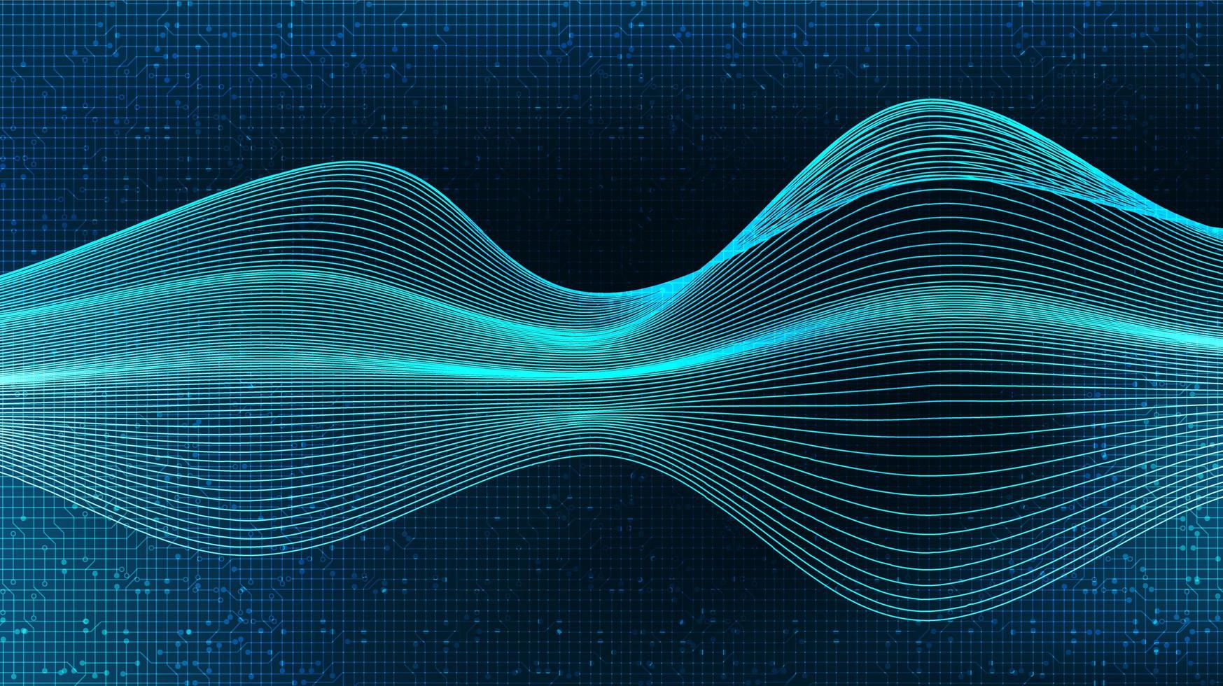 ondas de sonido arte vectorial