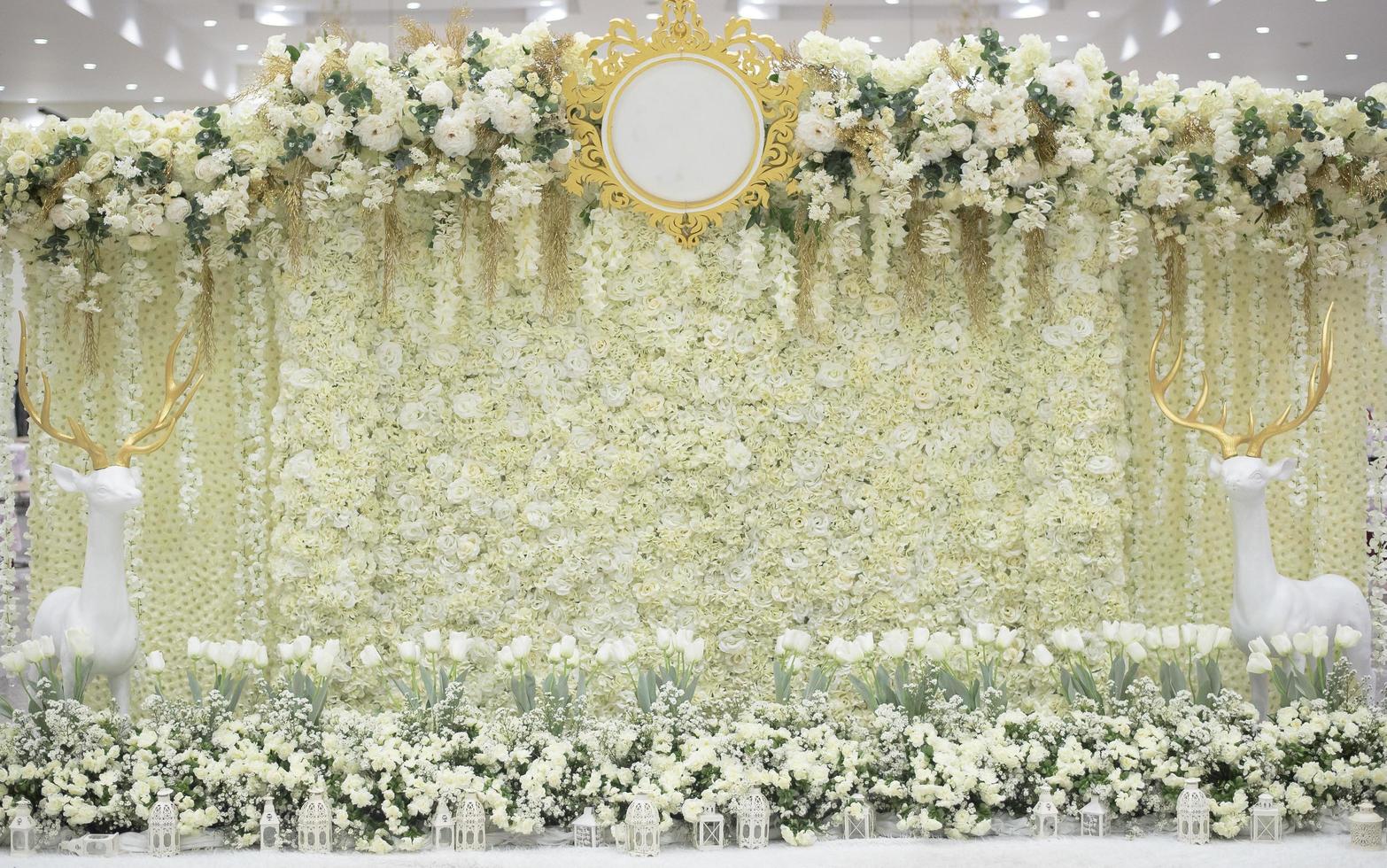 White Wedding Backdrop