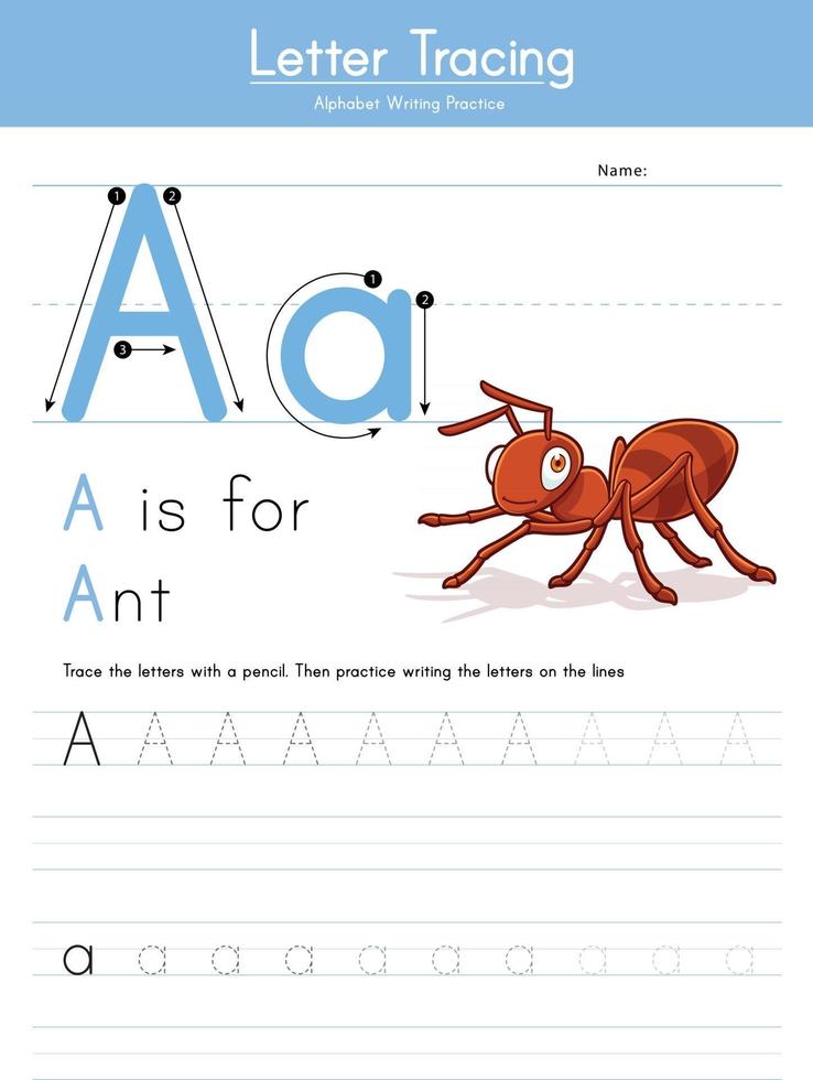 A for Ant.eps vector