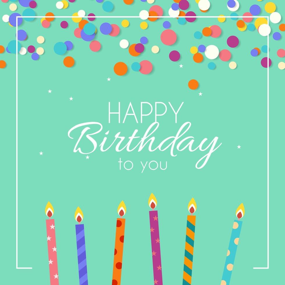 Abstract Happy Birthday Background with Glitter Splash in Modern Style. Vector Illustration