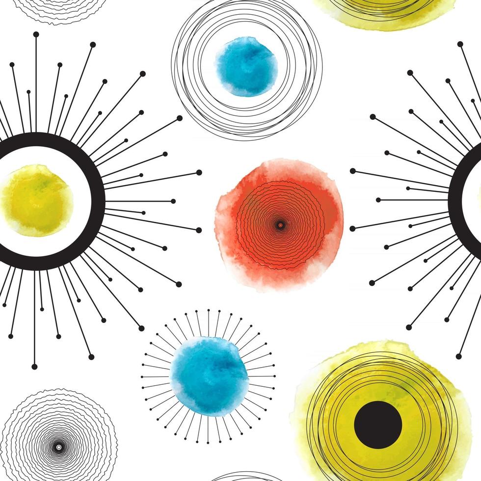 Abstract Seamless geometric pattern. Vector Illustration