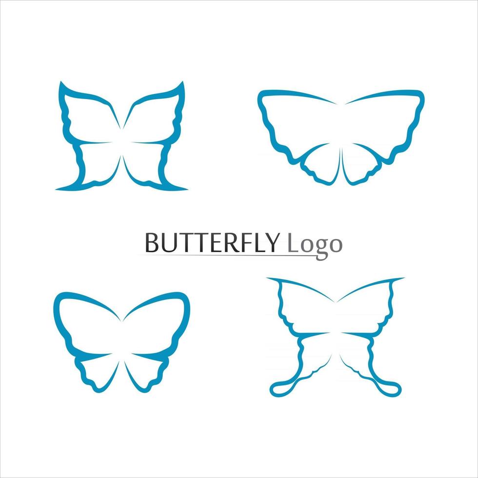 Beauty Butterfly icon design insect animal and beauty icon symbol vector