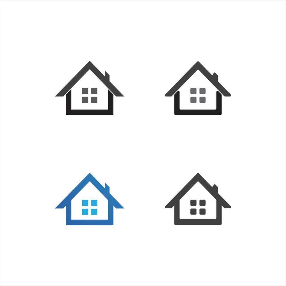 HOME AND HOUSE LOGO Real estate and home buildings vector logo icons template