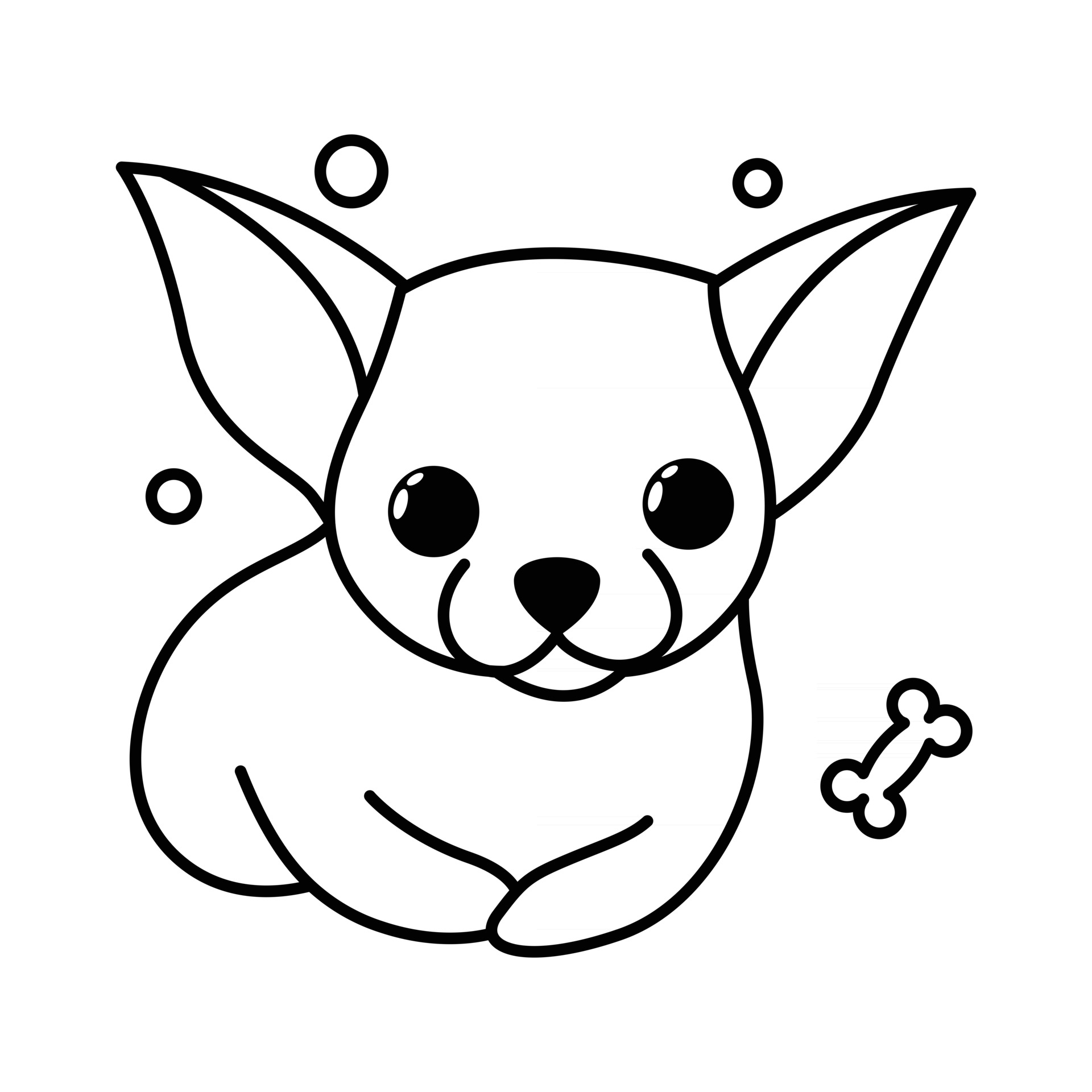 Cute Cartoon Vector Illustration Icon Of A Chihuahua Puppy Dog It Is Outline Style Vector Art At Vecteezy