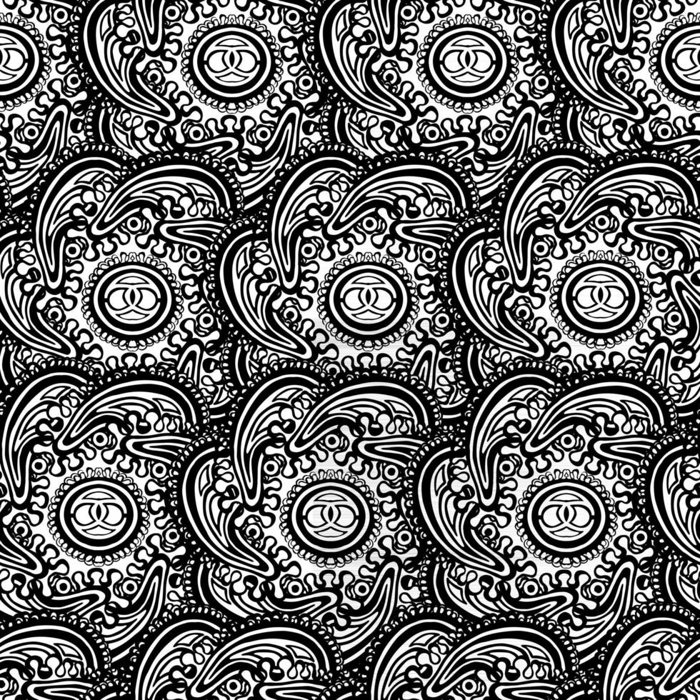 Classical luxury old fashioned damask ornament, royal victorian seamless texture for wallpapers, textile, wrapping. Coloring book for kids and adults. Vector damask seamless pattern element.