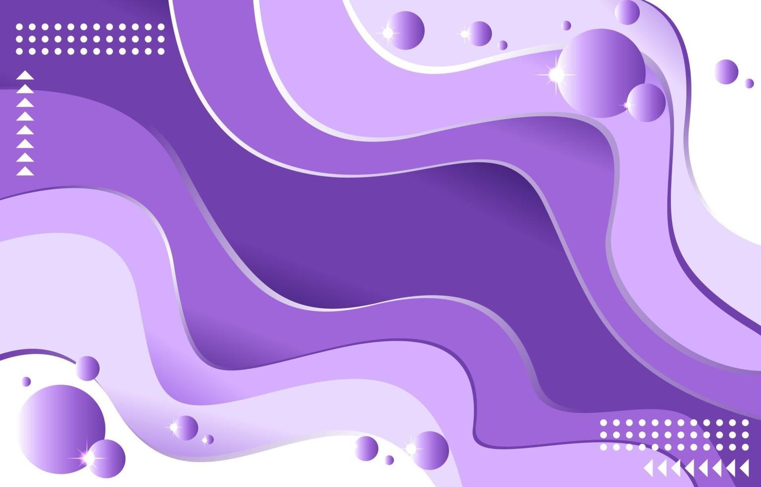 Modern Purple Wave Background vector