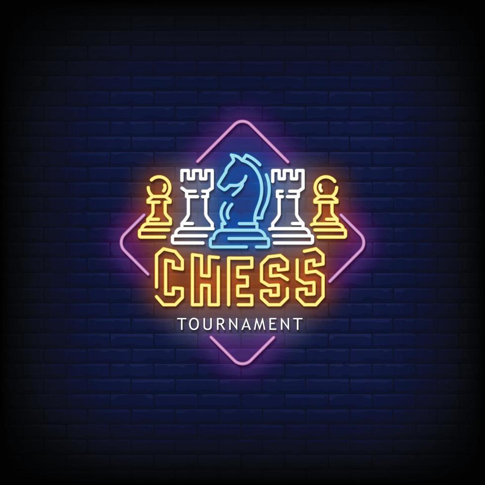 Logo design world chess championship Royalty Free Vector