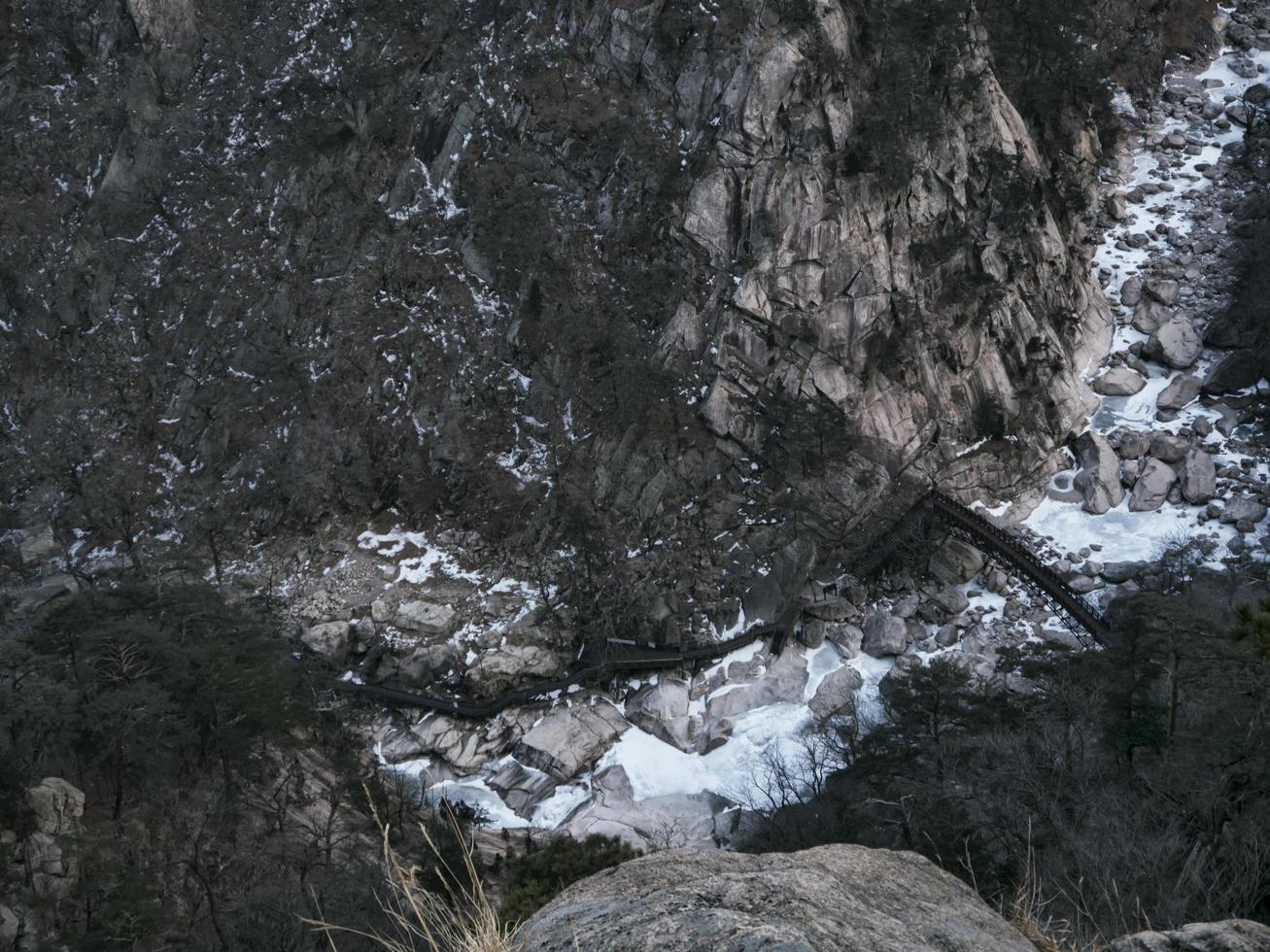 Mountain river in the Seoraksan National Park. South Korea photo