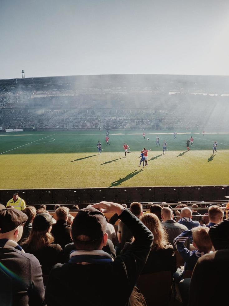 Helsinki, Finland 2019- Stadium football match photo