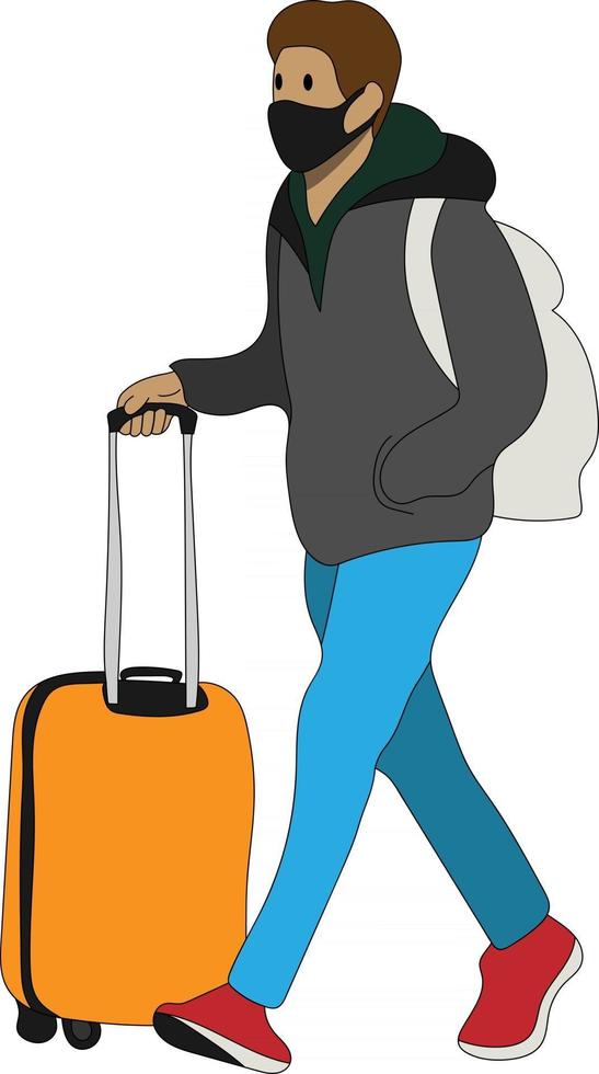 travelling during covid flat character vector