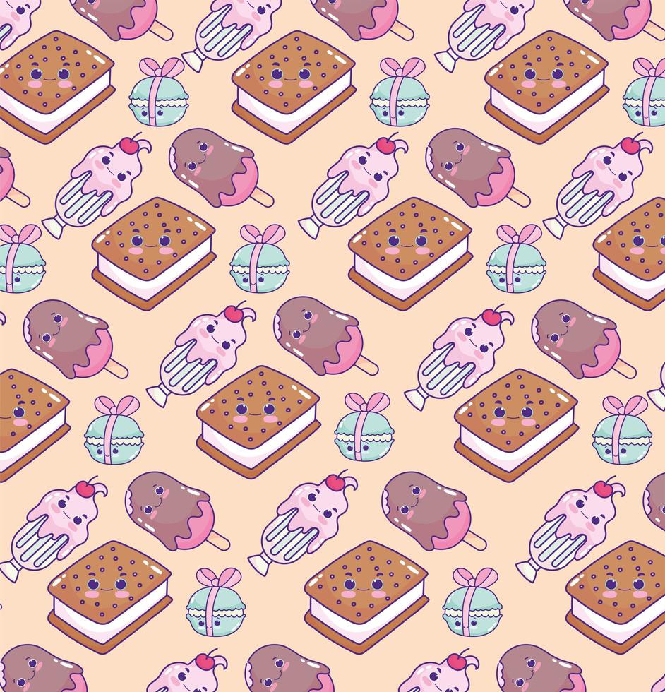 background food cute vector