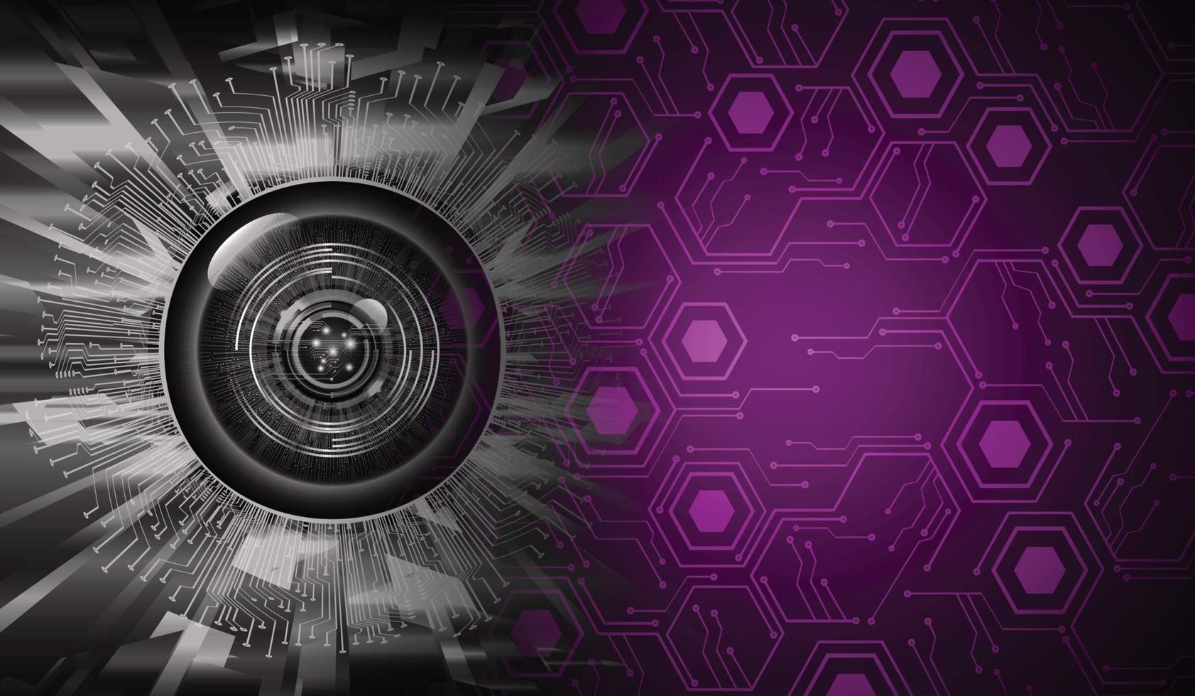 eye cyber circuit future technology concept background vector