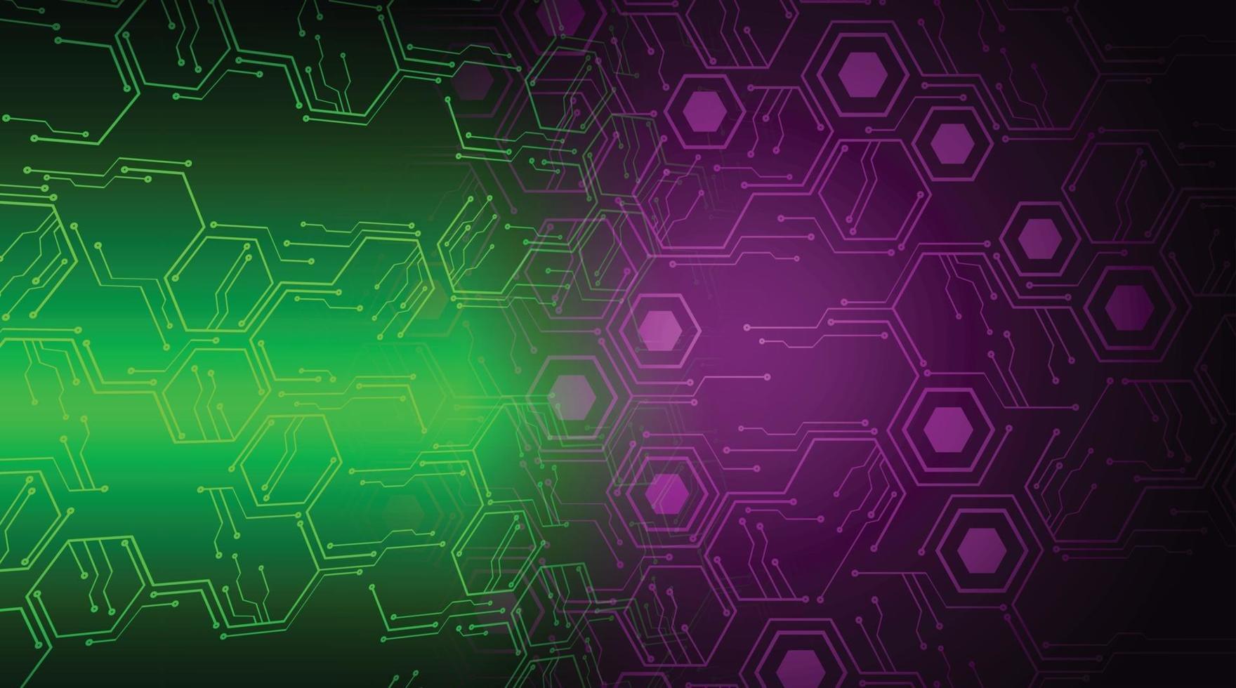 cyber circuit future technology concept background vector
