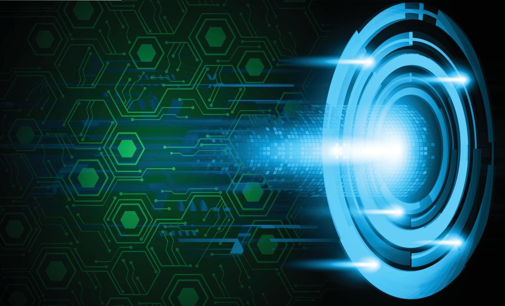 cyber circuit future technology concept background vector
