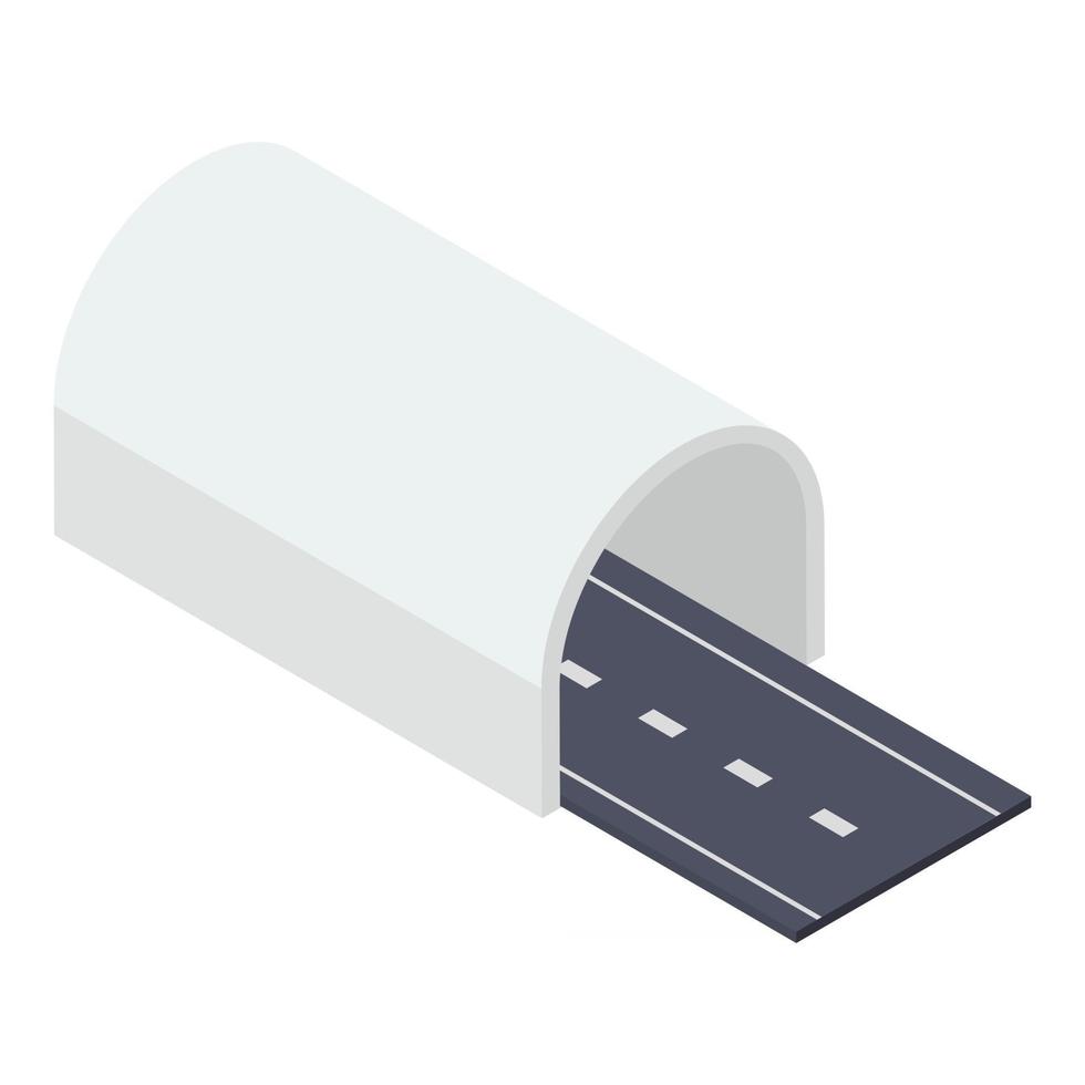 Road Tunnel and Highway vector