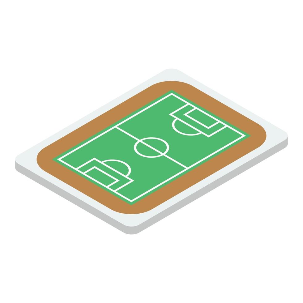 elementos del campo de fútbol vector