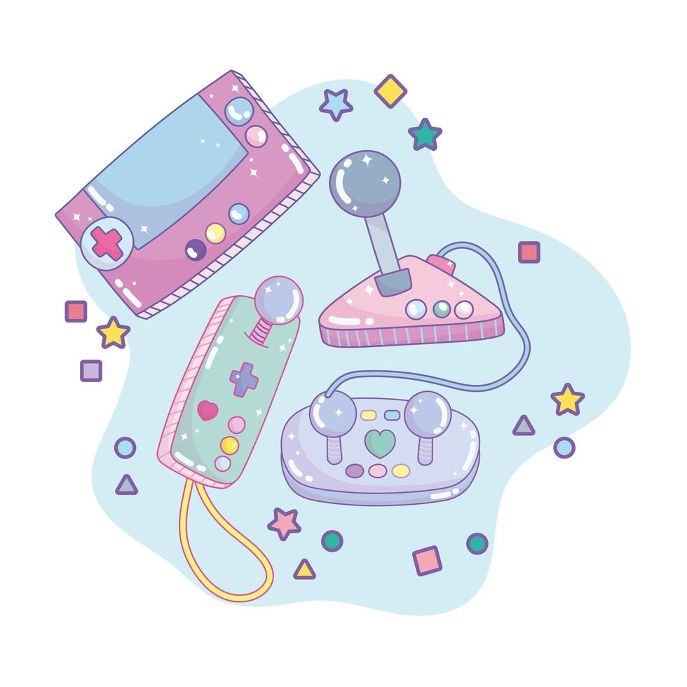 video game controls vector