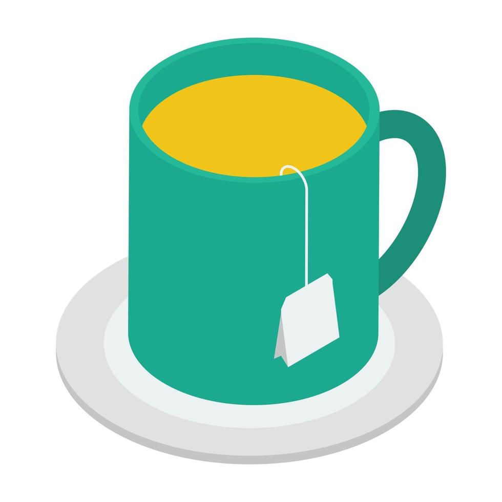 Tea Cup and Refreshment vector