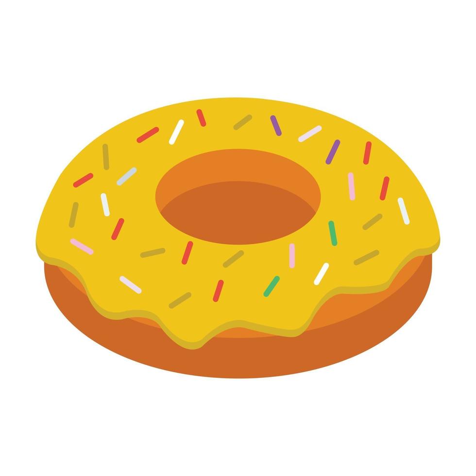 Glazed Donut Elements vector