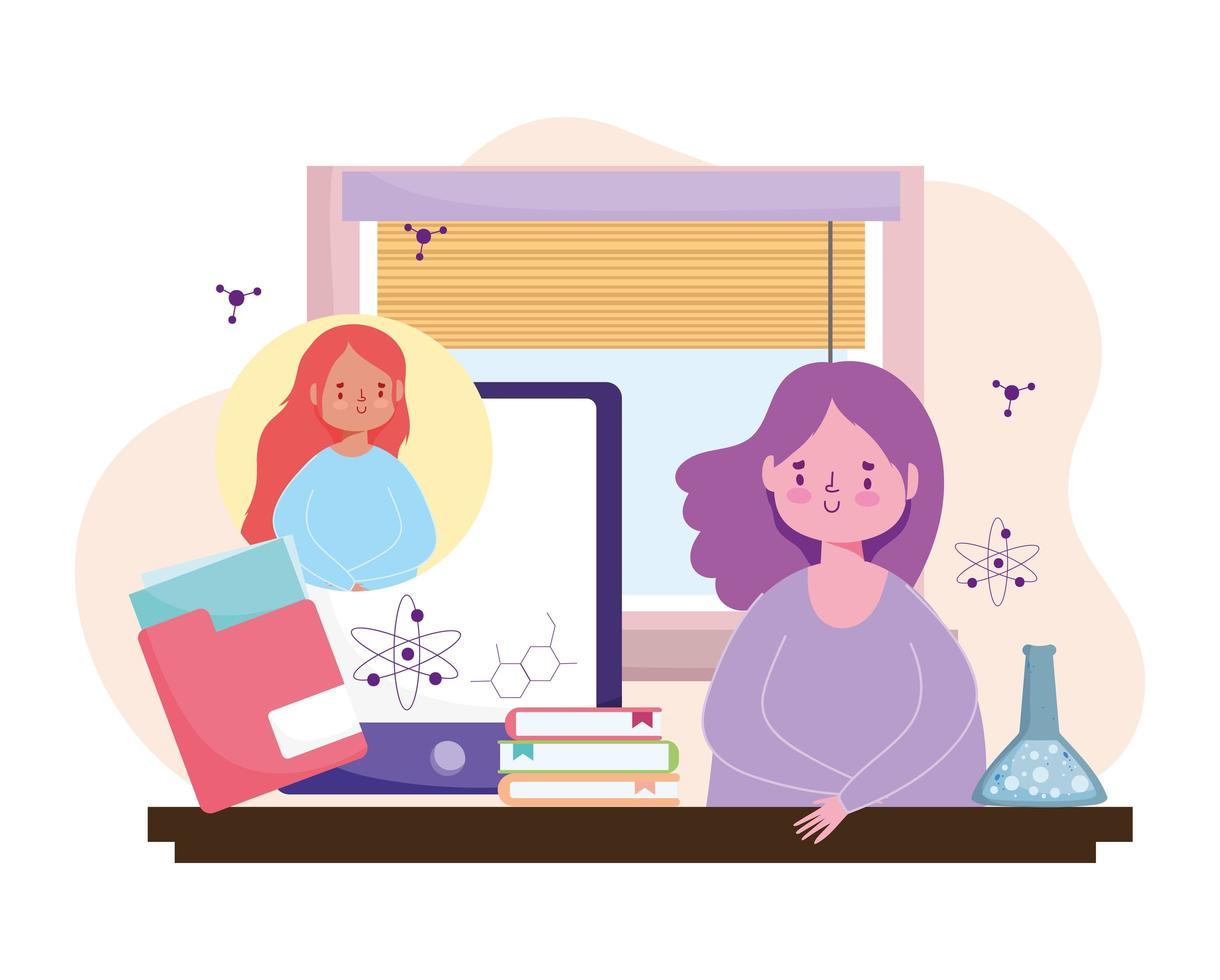 pupil study home vector