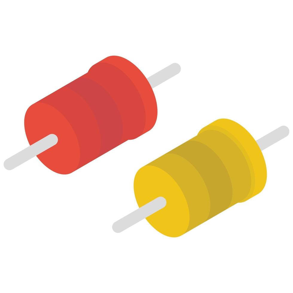 Computer Capacitor Elements vector