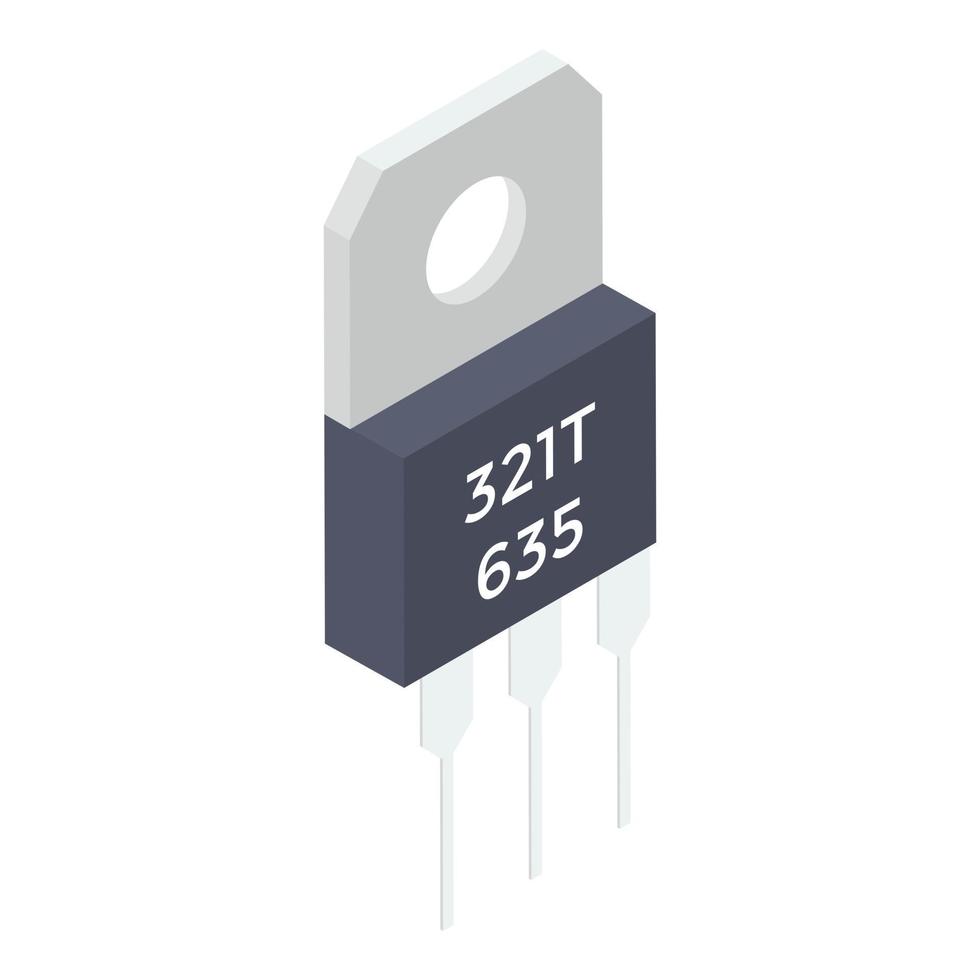 Electronic Transistor Elements vector