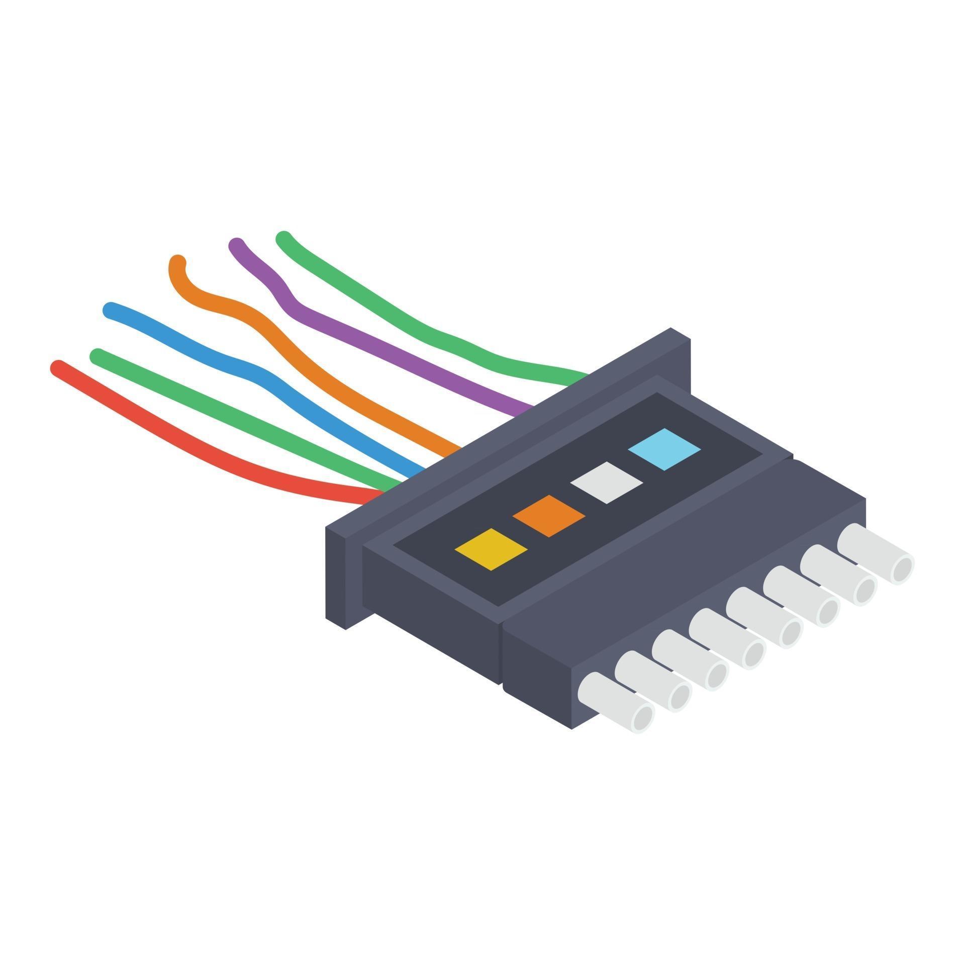 Electric Connector Jack 2758491 Vector Art at Vecteezy