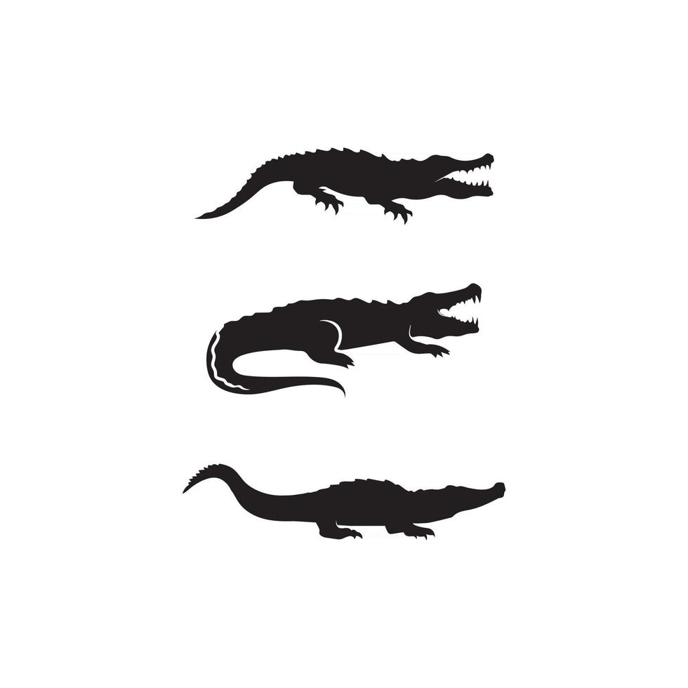 cocodrilo cocodrilo animal vector lagarto salamandra gecko cocodrilo y reptiles diseño logo