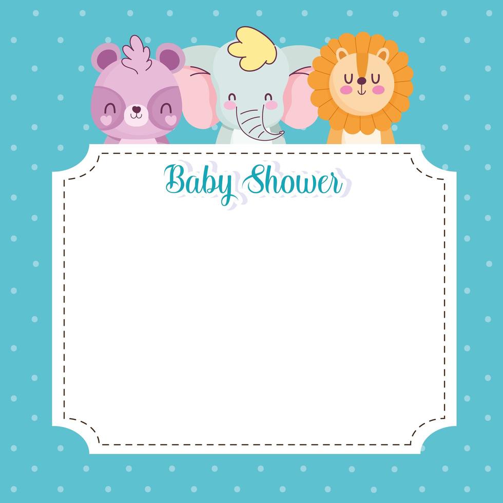 baby shower banner vector