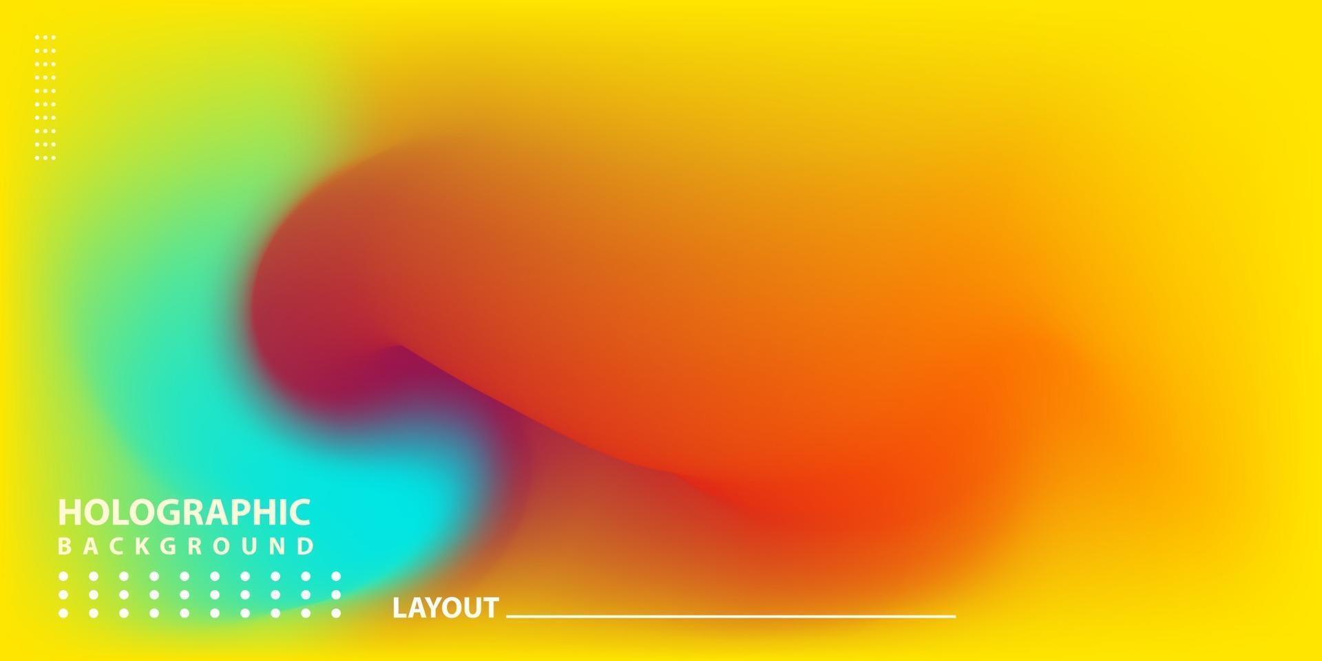 Abstract Modern gradient Hologram Background vector