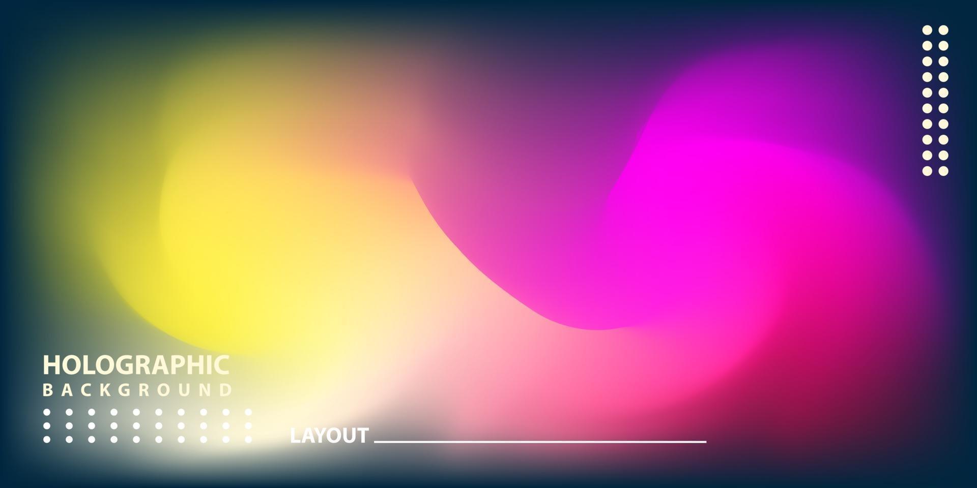 Abstract Modern gradient Hologram Background vector