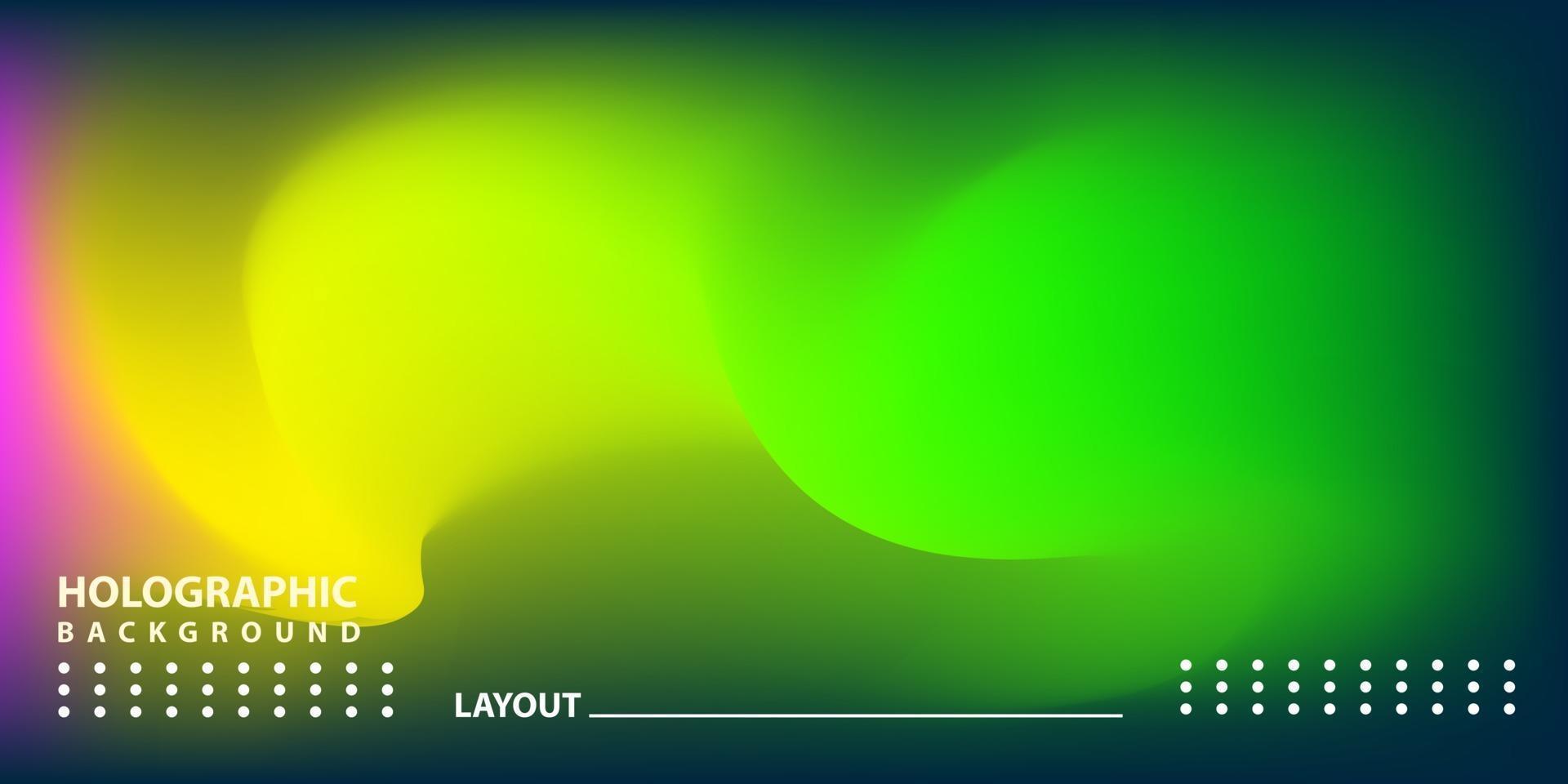 Abstract Modern gradient Hologram Background vector