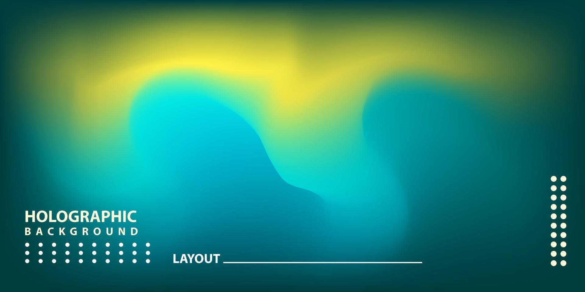 Abstract Modern gradient Hologram Background vector